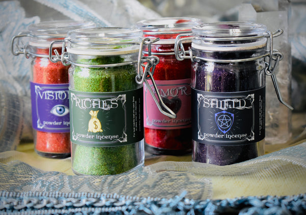 'AMOR' POWDER INCENSE. For Love & Friendship. White Witch Parlour