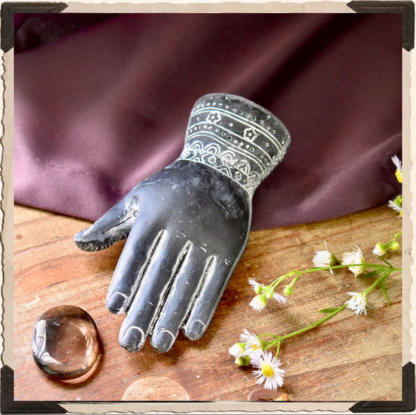 OCCULT HAND DECOR. Gothic Witch Decor, Palmistry, Tarot. White Witch Parlour