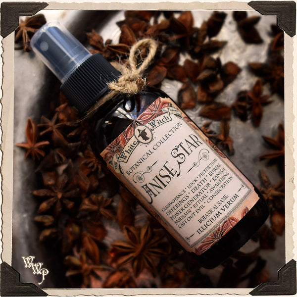 ANISE STAR 4oz. Ritual Spray. Single-Note Botanical. Clarity, Awakening & Clairvoyance