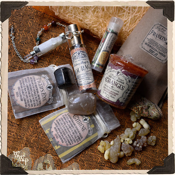 EMPOWERMENT GIFT SET. For Courage, Change & Strength. White Witch Parlour
