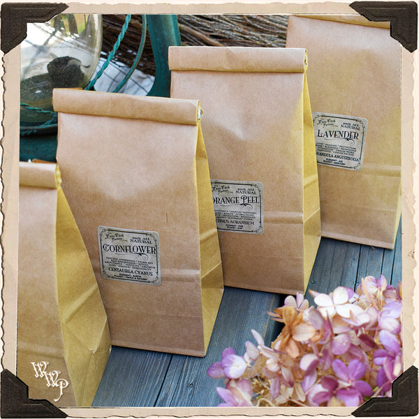 LAVENDER BUDS APOTHECARY. Dried Herbs. For Relaxation, Divination, Meditation & Sleep. White Witch Parlour