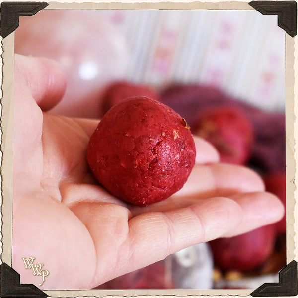 LOVE THYSELF Herbal Wax Witch Ball. For Self Love, Passion & Inner Beauty