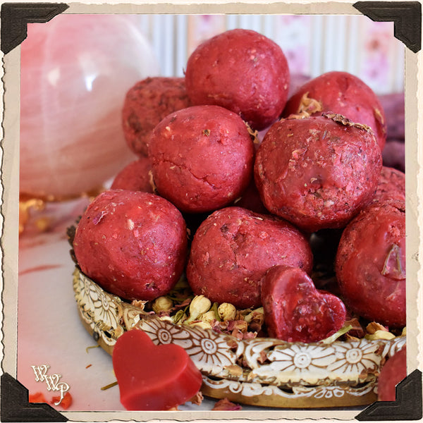 LOVE THYSELF Herbal Wax Witch Ball. For Self Love, Passion & Inner Beauty