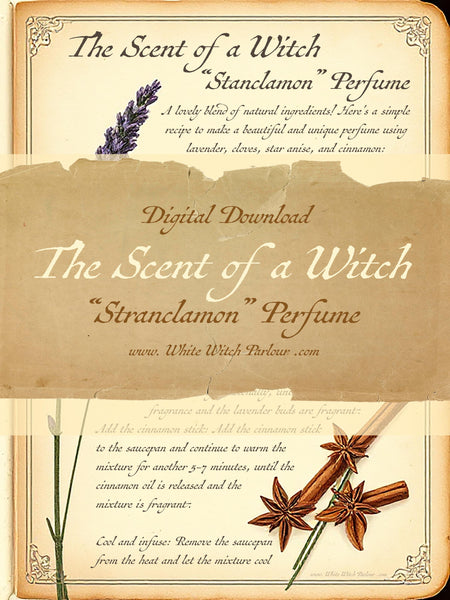 "Stanclamon Perfume" The Scent of a Witch Blend. Instant Digital Download by The White Witch Parlour