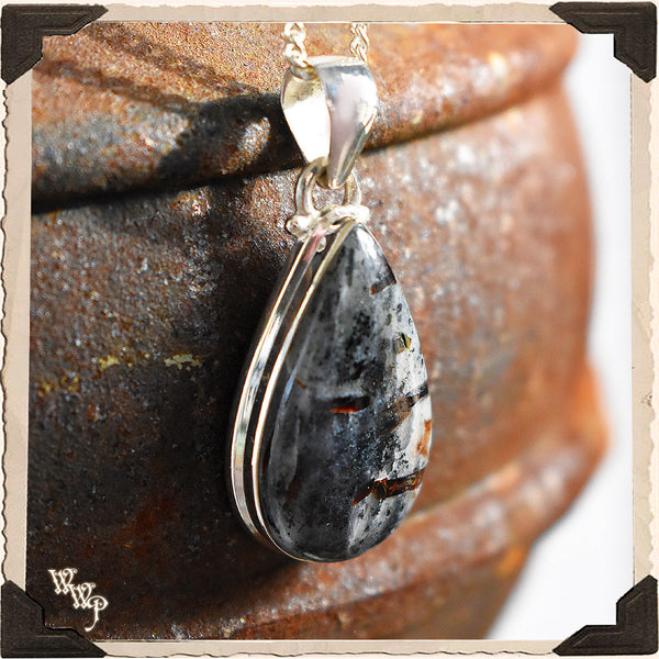 LIMITED EDITION: BRONZE ASTROPHYLLITE PENDANT NECKLACE For Spiritual Illumination & Major Energy Shifts. White Witch Parlour