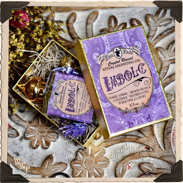 IMBOLC 1/2oz. Alchemy RITUAL OIL. For Mid-Winter, Renewed Energy & Beginnings. White Witch Parlour