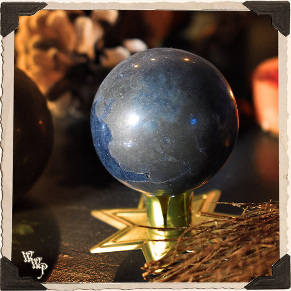 IRON / GOLDEN PYRITE SPHERE. For Mental Stability, Deeper Spirituality & Grounding. White Witch Parlour