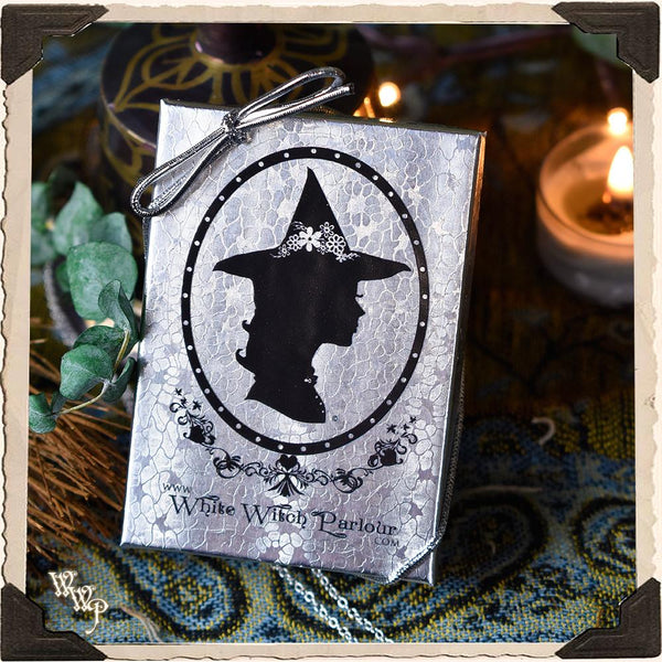 LIMITED EDITION: LABRADORITE CRYSTAL PENDANT NECKLACE. For Moon Healing, Spiritual Strength & Psychic Enhancement. White Witch Parlour