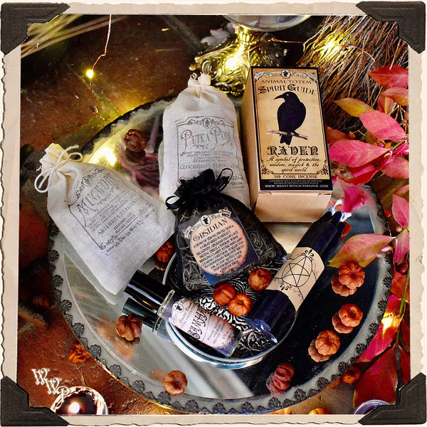 SAMHAIN SPELL BOX. A Scrying Kit For Divination, Protection & Seance