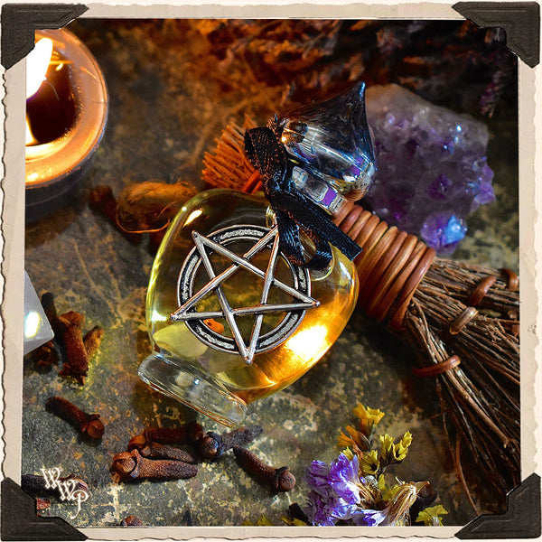 WITCH CRAFT All Natural Alchemy Oil Potion 1/3oz. For Psychic Protection, Empowerment & Spiritual Advancement. White Witch Parlour
