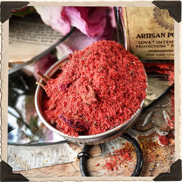 'AMOR' POWDER INCENSE. For Love & Friendship. White Witch Parlour
