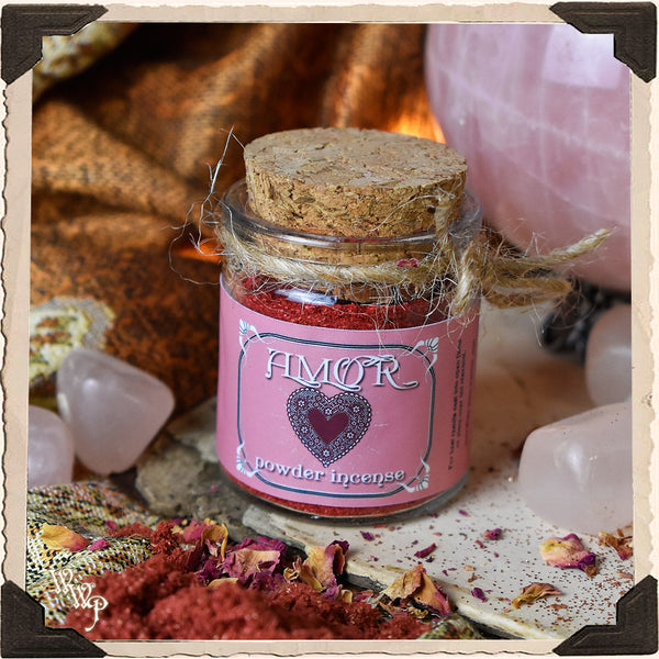 'AMOR' POWDER INCENSE. For Love & Friendship.