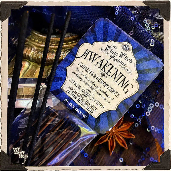 AWAKENING Elixir INCENSE. 20 Stick Pack. For Spiritual Growth & Finding Life Purpose. White Witch Parlour