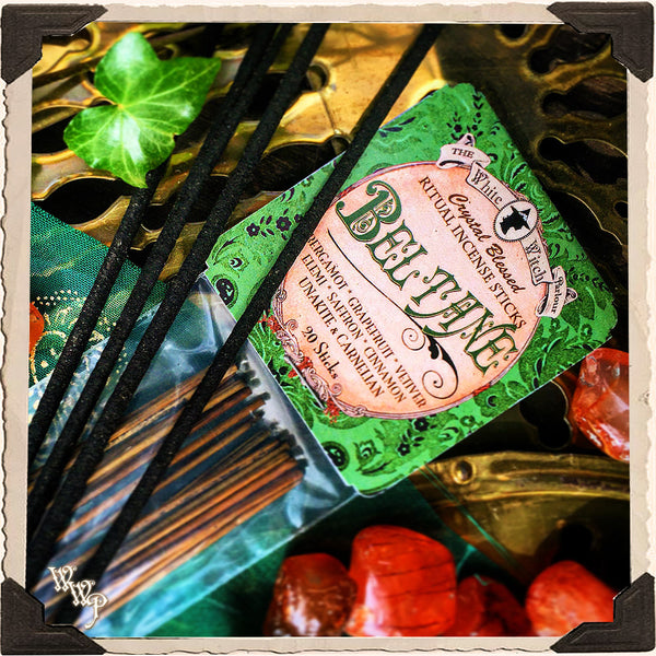 BELTANE INCENSE. 20 Stick Pack. For May Day, Fertility & Abundance. White Witch Parlour