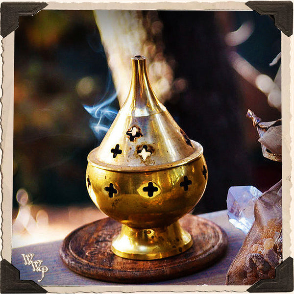 CHARCOAL DISK TABLET. 33mm Self lighting 10 Pack. For Incense, Resin & Herbs. White Witch Parlour