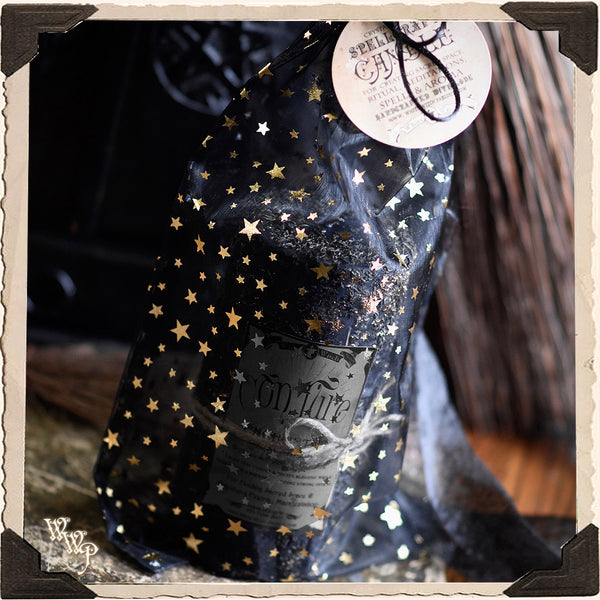 CONJURE PILLAR CANDLE. For Holding Sacred Space & Amplifying Energy Manifestation. White Witch Parlour