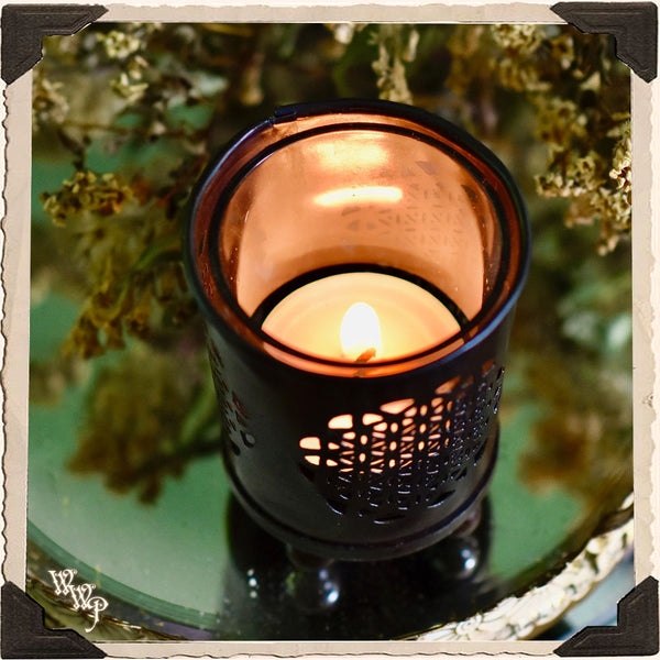 FLOWER OF LIFE CANDLE HOLDER. For Tealights & Votives Altar Decor.