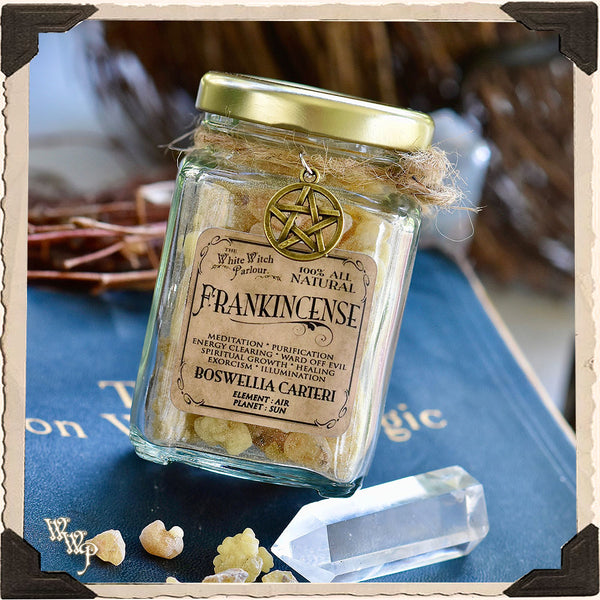 FRANKINCENSE RESIN APOTHECARY. All Natural Incense. For Illumination, Consecration & Meditation. White Witch Parlour