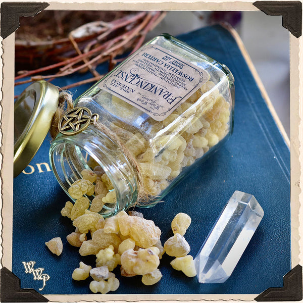 FRANKINCENSE RESIN APOTHECARY. All Natural Incense. For Illumination, Consecration & Meditation. White Witch Parlour