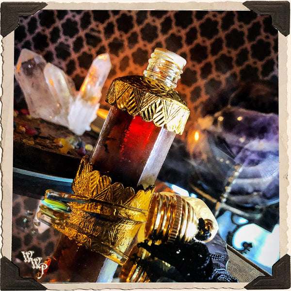 GOLDEN AMBER PERFUME. For Healing, Grounding & Wisdom. White Witch Parlour