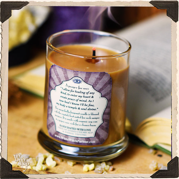 HEALING Elixir Apothecary CANDLE 7oz. For Emotional Balance & Energetic Healing White Witch Parlour