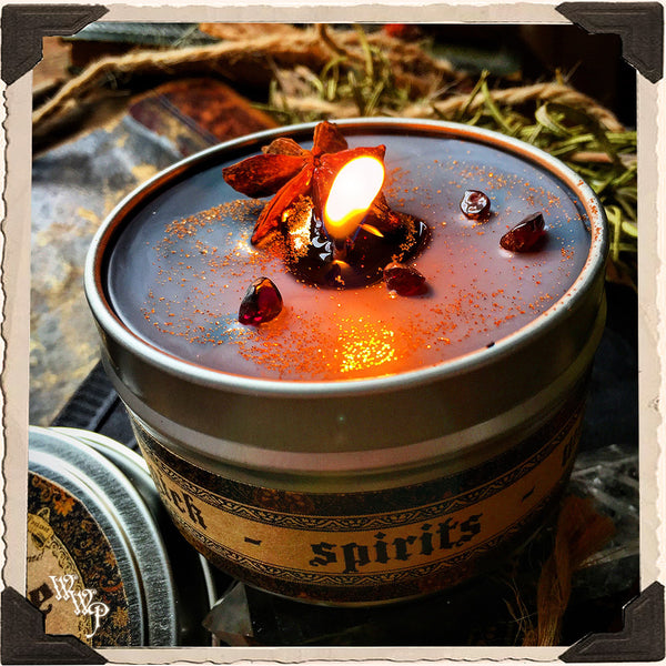 HECATE GODDESS CANDLE. 6 oz. For Mystery, Magick, Spirits, Witchcraft, Night. White Witch Parlour