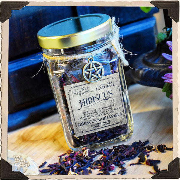 HIBISCUS FLOWER APOTHECARY. Dried Herbs. For Love, Passion & Freedom.