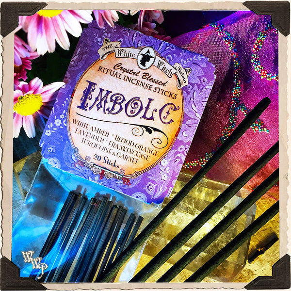 IMBOLC INCENSE. 20 Stick Pack. For Mid-Winter, Renewed Energy & Beginnings.