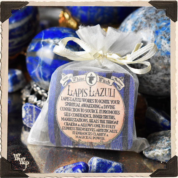 LAPIS LAZULI CRYSTAL SPHERE. For Cosmic Awareness & Spiritual Awakenings. White Witch Parlour