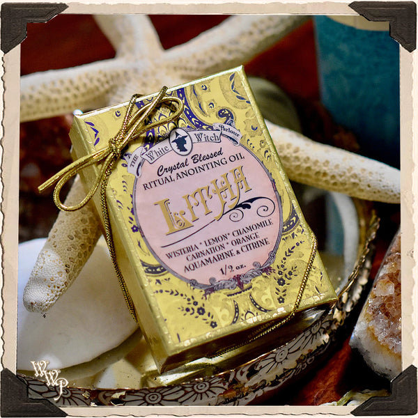 LITHA 1/2oz. Alchemy RITUAL OIL. Summer Solstice. For Light Celebration & Sun Worship. White Witch Parlour