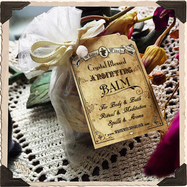 NIGHT QUEEN SOLID PERFUME. All Natural. Tuberose Scent For Passion, Transformation & Goddess Energy. White Witch Parlour