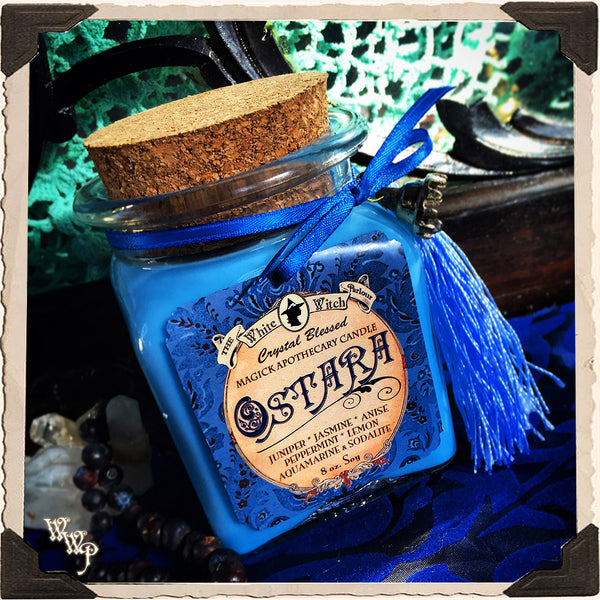 OSTARA APOTHECARY CANDLE 8oz. Spring Equinox. For New Beginnings & Growth. White Witch Parlour