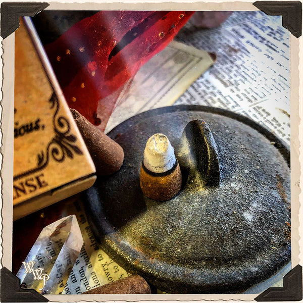 OWL CONE INCENSE. Animal Totem for Wisdom, Spiritual Sight & Spirituality. White Witch Parlour