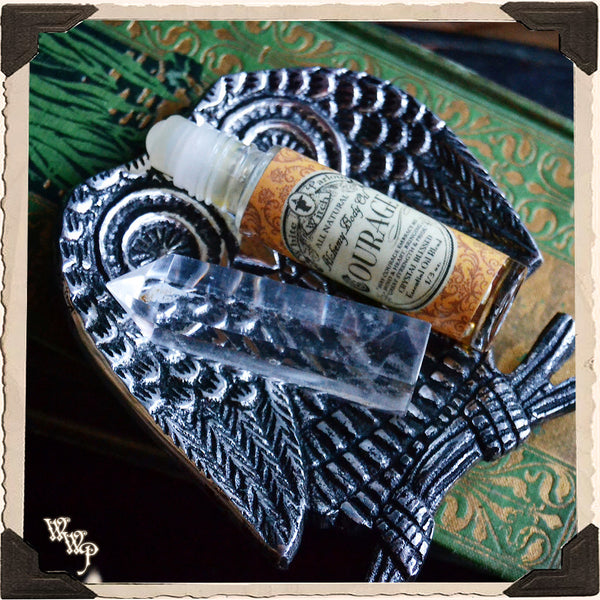 OWL INCENSE BURNER DISH. Aluminum Tray. Incense Stick & Cone Holder. White Witch Parlour