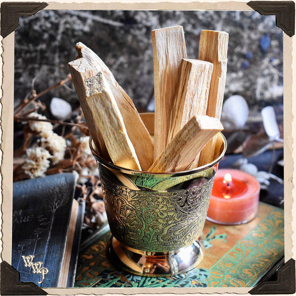 PALO SANTO SMUDGE WANDS: 7 Pack For Spiritual Cleansing, Healing, Enlightenment. White Witch Parlour