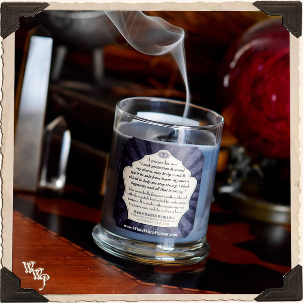 PROTECTION Elixir Apothecary CANDLE 7oz. For Ceremony, Aura Protection, Psychic Attacks. White Witch Parlour