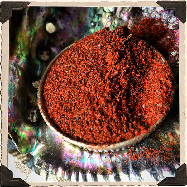 PURGO Powder Incense All Natural. Blessed by Onyx & Clear Quartz For Purification & Smudging. White Witch Parlour