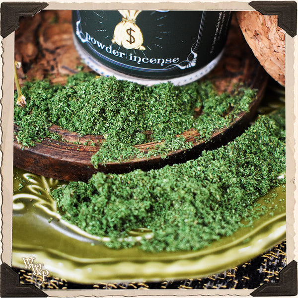 ' RICHES ' POWDER INCENSE. For Money Drawing, Financial Attraction & Business Growth. White Witch Parlour