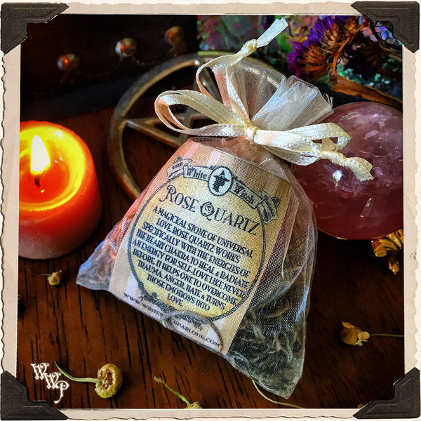 ROSE QUARTZ SPHERE CRYSTAL. For Love, Heart Chakra, Compassion. White Witch Parlour