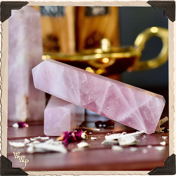 ROSE QUARTZ  For Universal Love, Happiness, Truth & Friendship. White Witch Parlour