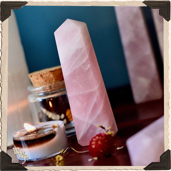 ROSE QUARTZ  For Universal Love, Happiness, Truth & Friendship. White Witch Parlour