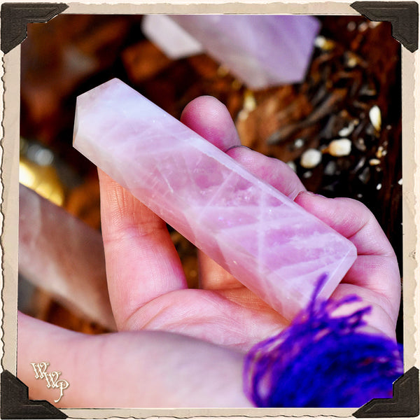 ROSE QUARTZ  For Universal Love, Happiness, Truth & Friendship. White Witch Parlour