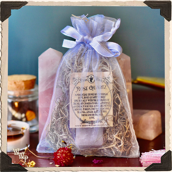 ROSE QUARTZ  For Universal Love, Happiness, Truth & Friendship. White Witch Parlour