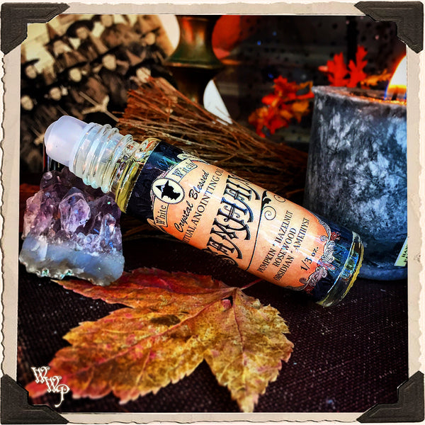 LIMITED STOCK: SAMHAIN Alchemy RITUAL OIL 1/3 ROLLON. For Halloween, Autumn, Sabbat & Ceremony. White Witch Parlour