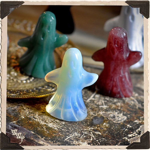 SPECTER CRYSTAL GHOST. Assorted. Crystal Totem For Energy Awareness, Spirit Contact & Samhain.