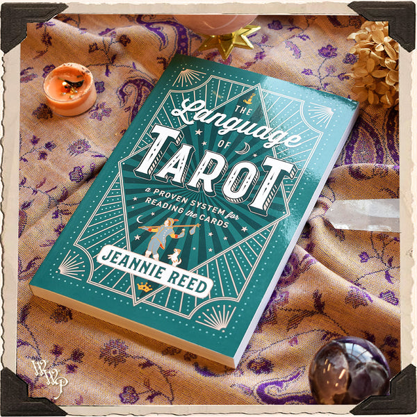 The Language of Tarot by Jeannie Reed BOOK. For learning & Understanding Tarot Divination White Witch Parlour