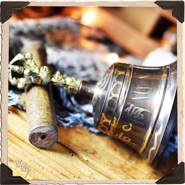 TIBETAN BELL & STRIKER. For Meditation, Ceremony & Ritual.