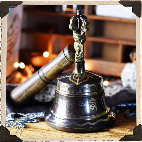 TIBETAN BELL & STRIKER. For Meditation, Ceremony & Ritual.