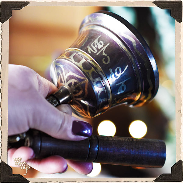 TIBETAN BELL & STRIKER. For Meditation, Ceremony & Ritual.