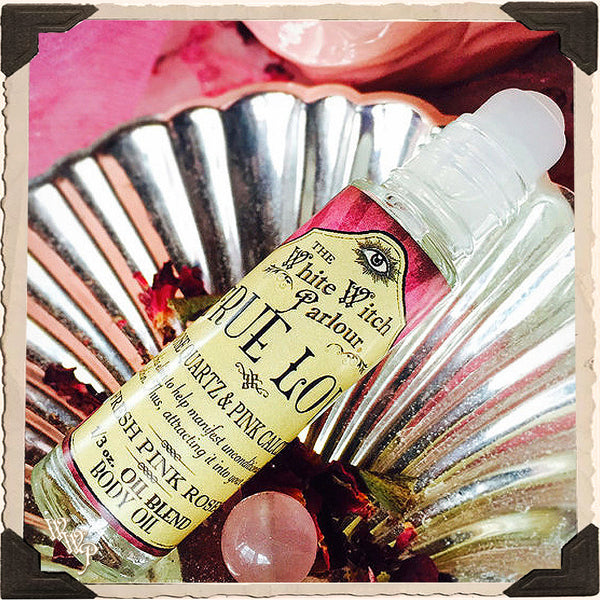 TRUE LOVE Elixir 1/3oz. Body Oil Rollon. For Heart, Self Love & Trust. White Witch Parlour